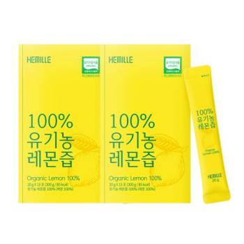 [김소형] 헤밀레 스페인산 100% 유기농 레몬즙 원액 스틱