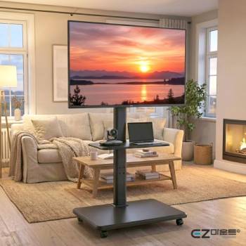[이지마운트] 이동식 32~70인치 대형 TV 스탠드 엘지 삼성 티비 호환 거치대 TSC-60