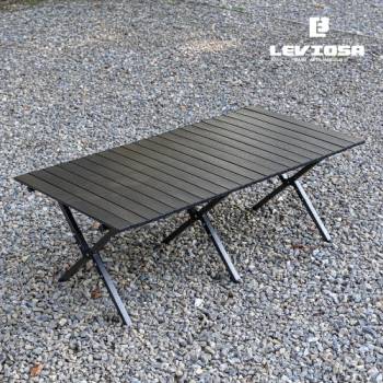 [레비오사] 벨리카 캠핑 롤 테이블 LECR-120BK